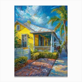 Key West House 1 Canvas Print