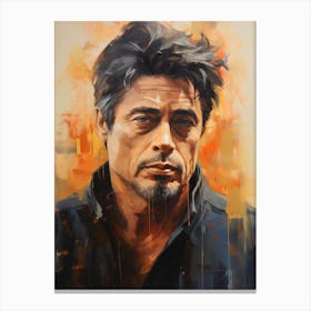 Benicio Del Toro (3) Canvas Print