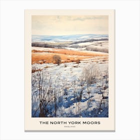 The North York Moors England 4 Poster Canvas Print