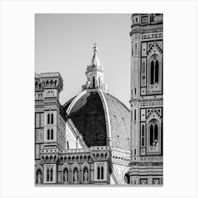 Florence In Black And White 6 Canvas Print
