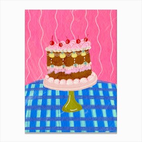 Cake On A Table 2 Canvas Print