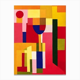 Barbera Paul Klee Inspired Abstract Cocktail Poster Canvas Print