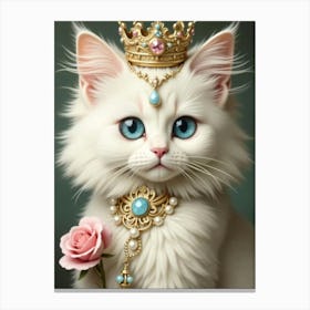 Princess Cat 3 Canvas Print