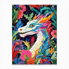 Dragon Cartoon Style 3 Canvas Print