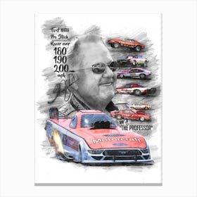 Warren Johnson "The Professor" Canvas Print