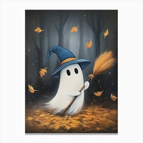 Ghost In The Woods 24 Canvas Print