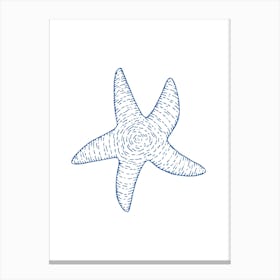 Starfish Vector Illustration Canvas Print