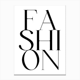 Fashion Logo Canvas Print