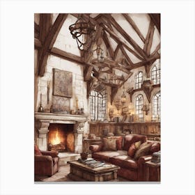 Living Room Canvas Print