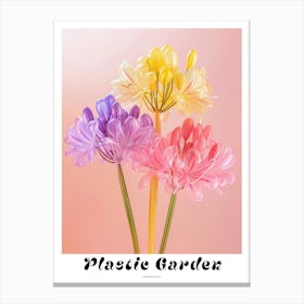 Dreamy Inflatable Flowers Poster Agapanthus 4 Canvas Print