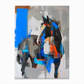 Abstract Horse - Poster Canvas Print