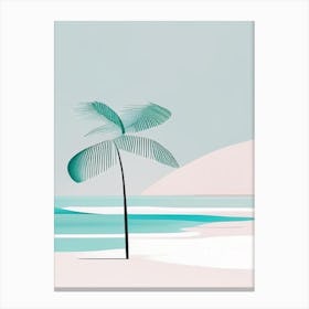 Boracay Philippines Simplistic Tropical Destination Canvas Print
