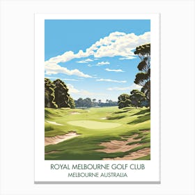 Royal Melbourne Golf Club (West Course)   Melbourne Australia 2 Canvas Print