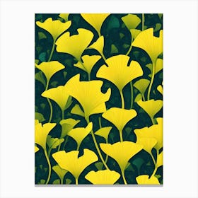 Ginkgo Leaves 52 Canvas Print