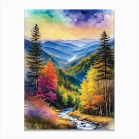 Smoky Mountains 3 Canvas Print