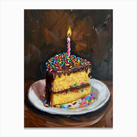 Birthday Cake 6 Canvas Print