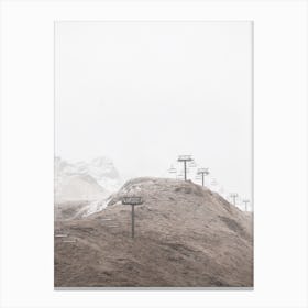 Mountain Ski Lift Canvas Print