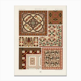 Middle Ages Pattern, Albert Racine (13) Canvas Print