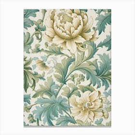 Floral Wallpaper 229 Canvas Print