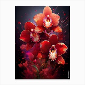 Wild Orchids Canvas Print