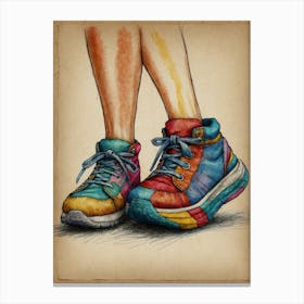 Colorful Shoes 1 Canvas Print