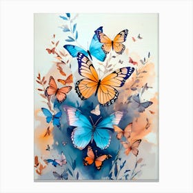 Butterfly Painting 1 Canvas Print