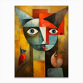 Modern Cat 1 Canvas Print