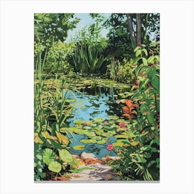 Walthamstow Wetlands London Parks Garden 1 Painting Canvas Print