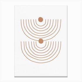 Lines and Shapes - L01 Canvas Print