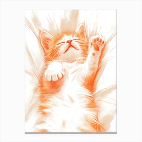 Orange Kitten Canvas Print