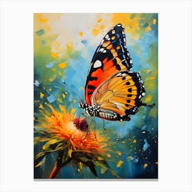 Brush Footed Butterfly Canvas Print