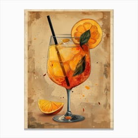 Aperol Spritz Art Print 264 Canvas Print