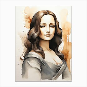 Mona Lisa 4 Canvas Print