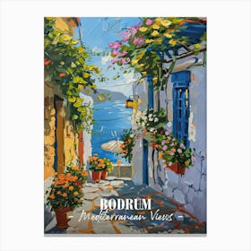 Mediterranean Views Bodrum 2 Canvas Print