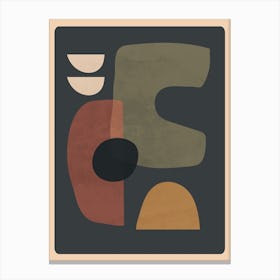 Abstract Minimal Shapes 72 Canvas Print