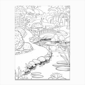 Asian Garden Canvas Print