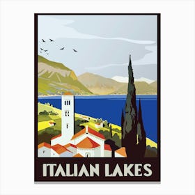 Italian Lakes Canvas Print