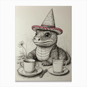 Mexican Lizard Canvas Print