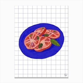 Healthy Tomato Salad Canvas Print
