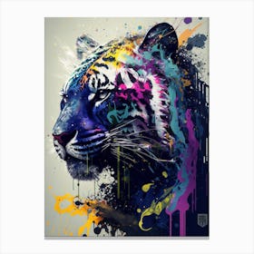 abstract tiger art Canvas Print
