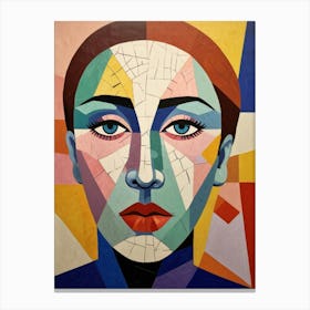 Woman'S Face 2 Canvas Print