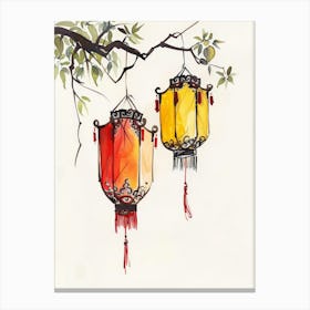 Chinese Lanterns 1 Canvas Print