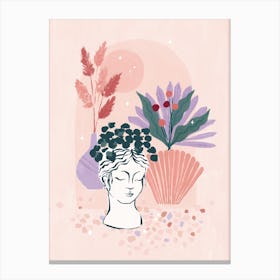 Plants and Dried Flowers Canvas Print