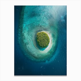 Island In The Middle Of The Ocean 1 Canvas Print