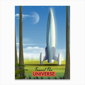 Travel The Universe Canvas Print