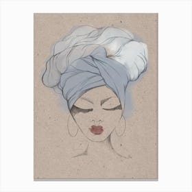 Turban Woman 1 Canvas Print