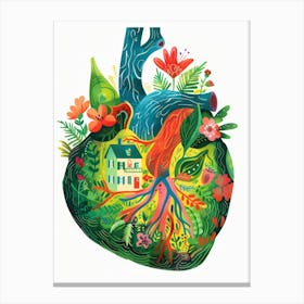 Heart Of Nature 3 Canvas Print