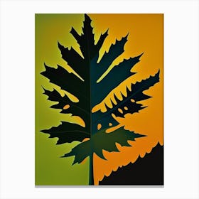 Tamarack Leaf Vibrant Inspired 2 Canvas Print