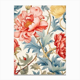 Floral Wallpaper 357 Canvas Print