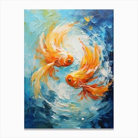 Goldfish Painting Canvas Print